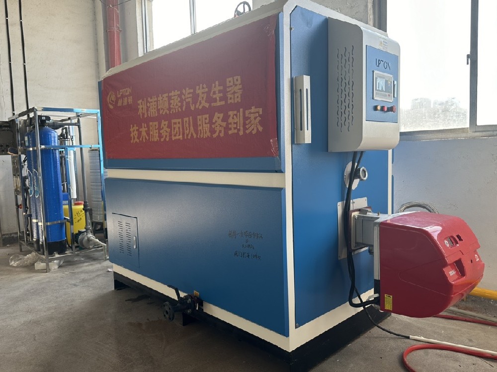 利浦頓0.5噸燃氣蒸汽發生器用于配套反應釜升溫